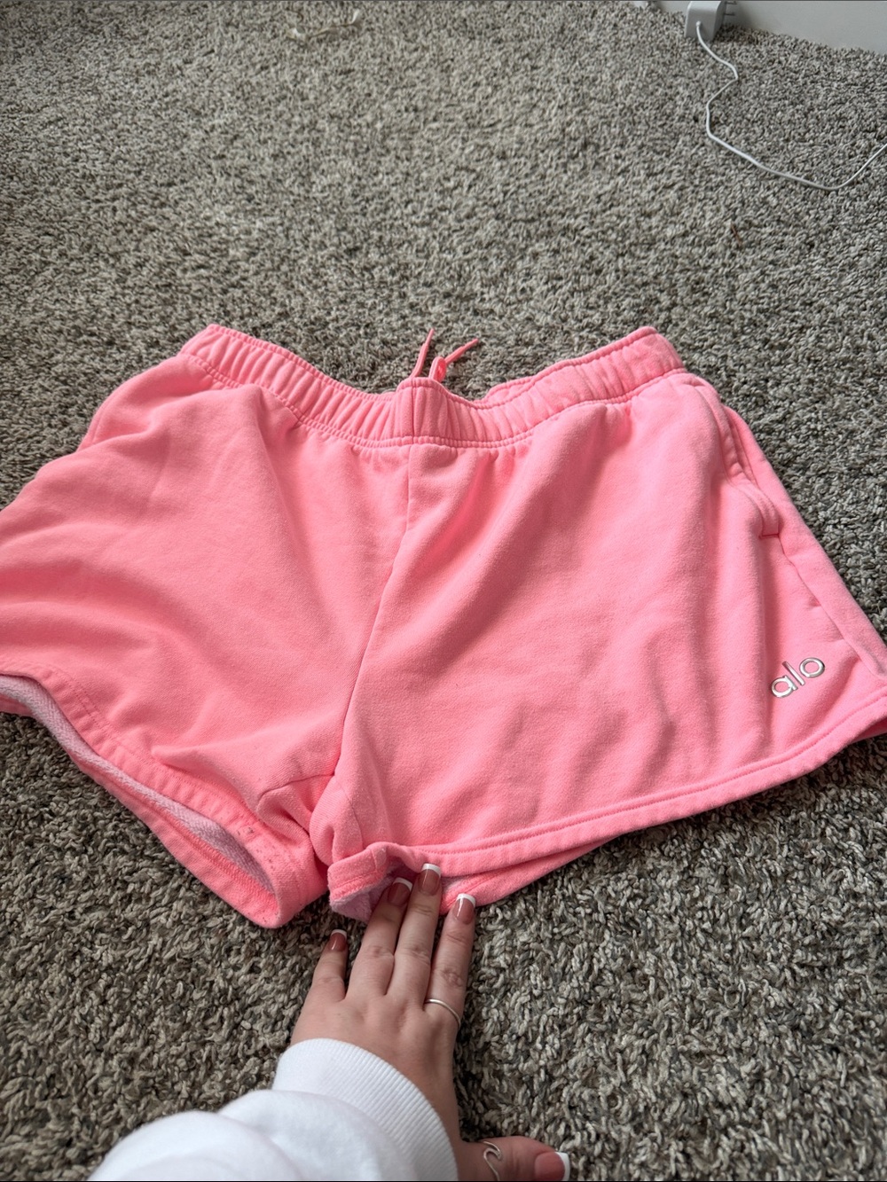 Alo Pink Accolade Lounge Shorts